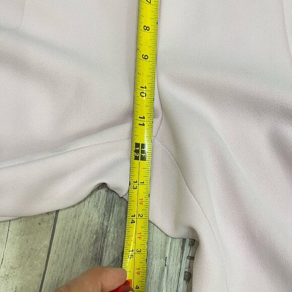 Zara Women's Full Length Flared Pants Size XL Pink High Rise Trousers - Picture 13 of 13